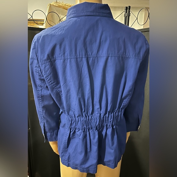 Laura Ashley Colbolt blue jacket. Sz small - Picture 6 of 14